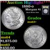 Image 1 : ***Auction Highlight*** 1880-o Morgan Dollar $1 Graded Select+ Unc By USCG (fc)