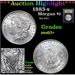 ***Auction Highlight*** 1883-s Morgan Dollar $1 Graded Select+ Unc By USCG (fc)