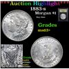 Image 1 : ***Auction Highlight*** 1883-s Morgan Dollar $1 Graded Select+ Unc By USCG (fc)