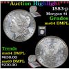 Image 1 : ***Auction Highlight*** 1883-p Morgan Dollar $1 Graded Choice Unc DMPL By USCG (fc)