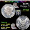 Image 1 : ***Auction Highlight*** 1879-s Morgan Dollar $1 Graded Choice Unc+ DMPL By USCG (fc)