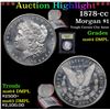 Image 1 : ***Auction Highlight*** 1878-cc Morgan Dollar $1 Graded Choice Unc DMPL By USCG (fc)