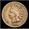 Image 2 : 1859 Indian Cent 1c Grades f+