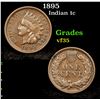 Image 1 : 1895 Indian Cent 1c Grades vf++
