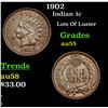 Image 1 : 1902 Indian Cent 1c Grades Choice AU