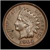 Image 2 : 1902 Indian Cent 1c Grades Choice AU