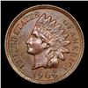 Image 2 : 1906 Indian Cent 1c Grades Select+ Unc BN