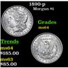 Image 1 : 1890-p Morgan Dollar $1 Grades Choice Unc
