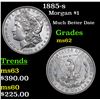 Image 1 : 1885-s Morgan Dollar $1 Grades Select Unc