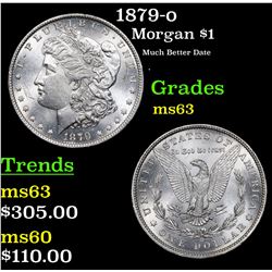 1879-o Morgan Dollar $1 Grades Select Unc