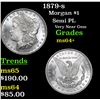 Image 1 : 1879-s Morgan Dollar $1 Grades Choice+ Unc