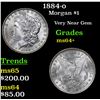 Image 1 : 1884-o Morgan Dollar $1 Grades Choice+ Unc