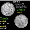 Image 1 : 1888-p Morgan Dollar $1 Grades Choice+ Unc