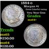 Image 1 : 1884-o Morgan Dollar $1 Grades Choice+ Unc