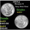 Image 1 : 1884-p Morgan Dollar $1 Grades Choice+ Unc
