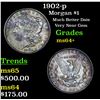 Image 1 : 1902-p Morgan Dollar $1 Grades Choice+ Unc