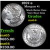 Image 1 : 1897-s Morgan Dollar $1 Grades Choice+ Unc