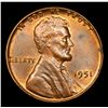Image 2 : 1951-p Lincoln Cent 1c Grades Select+ Unc RB
