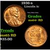 Image 1 : 1936-s Lincoln Cent 1c Grades Choice+ Unc RD