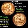 Image 1 : 1929-s Lincoln Cent 1c Grades Choice+ Unc RD