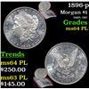 Image 1 : 1896-p Morgan Dollar $1 Grades Choice Unc PL