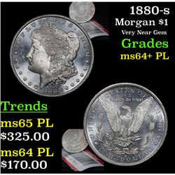 1880-s Morgan Dollar $1 Grades Choice Unc+ PL