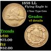 Image 1 : 1858 LL Flying Eagle Cent 1c Grades vf details