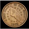 Image 2 : 1863 Army & Navy Civil War Token 1c Grades vf++
