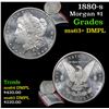 Image 1 : 1880-s Morgan Dollar $1 Grades Select Unc+ DMPL