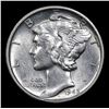 Image 2 : 1945-s Mercury Dime 10c Grades Choice AU/BU Slider