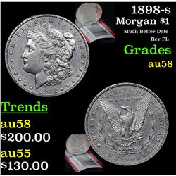 1898-s Morgan Dollar $1 Grades Choice AU/BU Slider