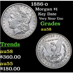 1886-o Morgan Dollar $1 Grades Choice AU/BU Slider