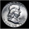 Image 2 : 1958-d Franklin Half Dollar 50c Grades Select Unc+ FBL