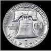 Image 3 : 1958-d Franklin Half Dollar 50c Grades Select Unc+ FBL