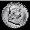 Image 2 : 1950-d Franklin Half Dollar 50c Grades Select Unc+ FBL