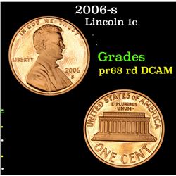 2006-s Lincoln Cent 1c Grades Gem++ Proof Red Deep cameo
