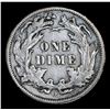 Image 3 : 1891-o Seated Liberty Dime 10c Grades Choice AU/BU Slider