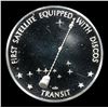 Image 2 : America In Sapce First Satellite Equipped With Discos 1oz. .925 Sterling Silver Round Grades