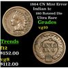 Image 1 : 1864 CN Mint Error Indian Cent 1c Grades vg