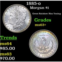 1885-o Morgan Dollar $1 Grades select Unc