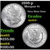 Image 1 : 1898-p Morgan Dollar $1 Grades select Unc