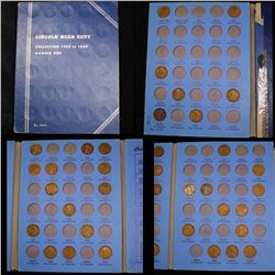 Starter Lincoln cent book 1909-1940 33 coins . .