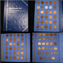 Near Complete Lincoln cent book 1941-1974 75coins . .