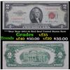 Image 1 : ***Star Note 1953 $2 Red Seal United States Note Grades vf++