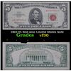 Image 1 : 1963 $5 Red seal United States Note Grades vf++