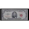 Image 2 : 1963 $5 Red seal United States Note Grades vf++