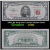 Image 1 : 1963 $5 Red seal United States Note Grades vf++