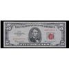 Image 2 : 1963 $5 Red seal United States Note Grades vf++