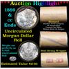 Image 1 : ***Auction Highlight*** 1889 & CC Uncirculated Morgan Dollar Shotgun Roll . . (fc)