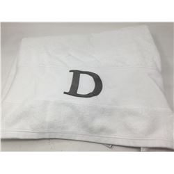 D Embroidered Bath Towel